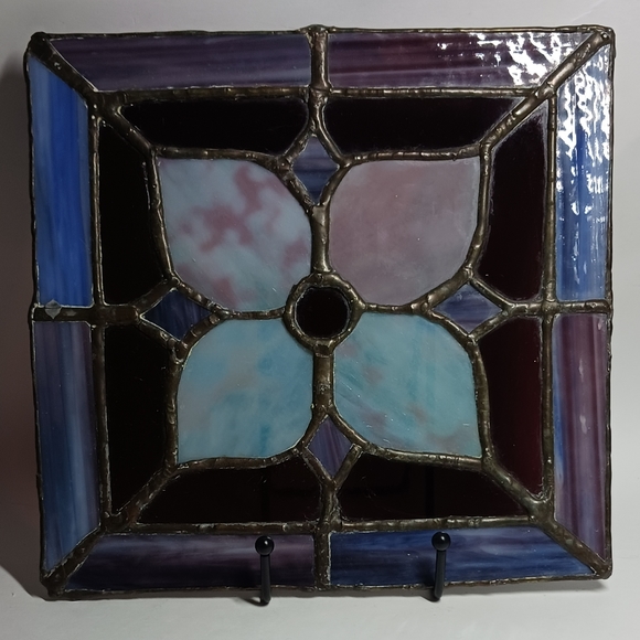 Stained Glass Window Panel 9.2" x 9.75" - Picture 2 of 6